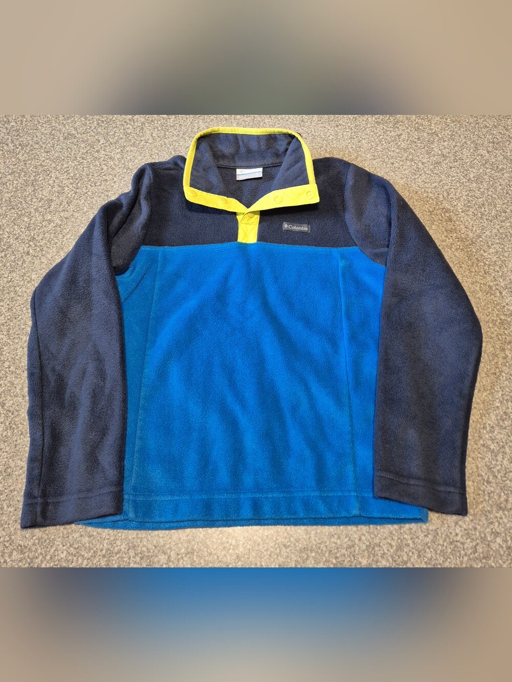 Boys Columbia 1/4 Snap Size Small